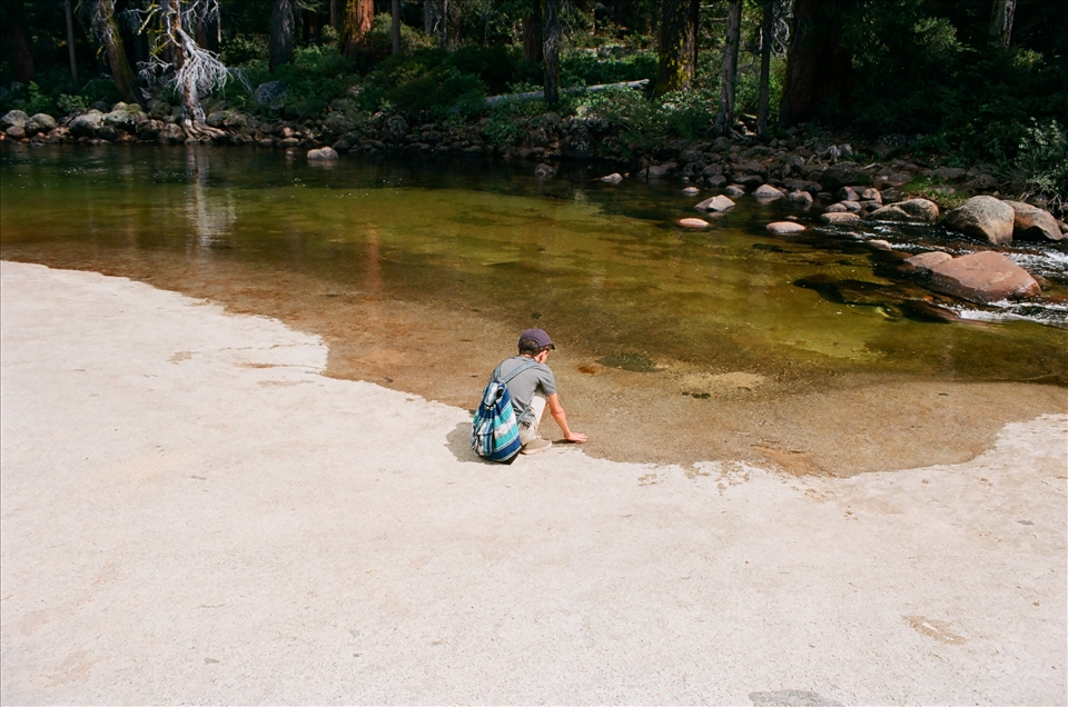 Young Boy at Vernal Falls, Yosemite National Park