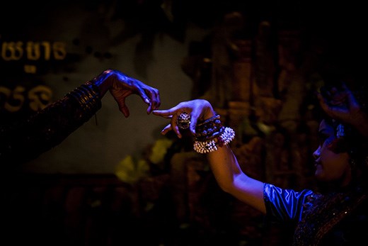 Elegant finger and wrist movements are a large part of a traditional performance