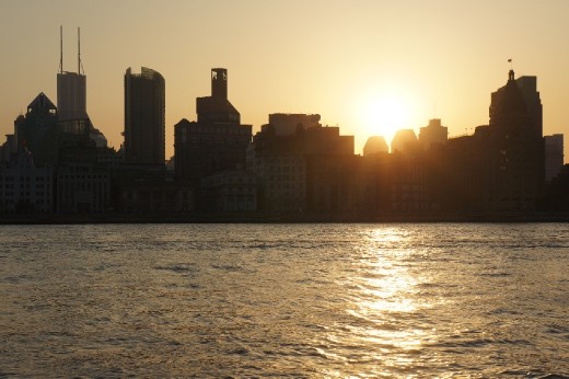 Shanghai sunset