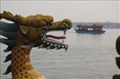 Dragon boats on the lake: by col_n_sue, Views[232]