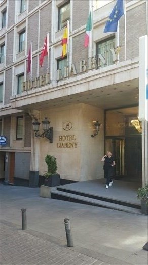 Hotel Liabeny - our home for 4 days