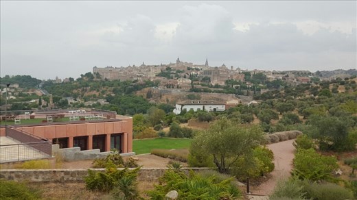 The view from our hotel at Toledo