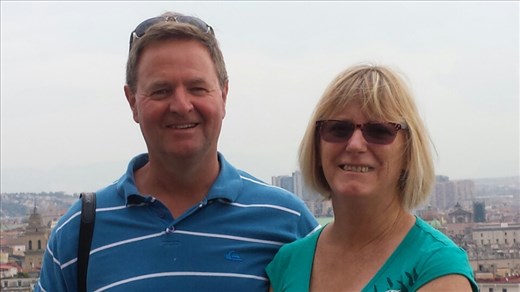 At Castel Sant'Elmo overlooking Naples