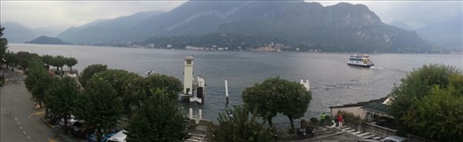 The view from our apartment in Bellagio