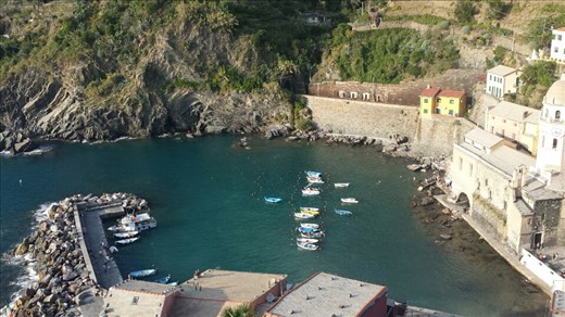 The harbour of Vernazza
