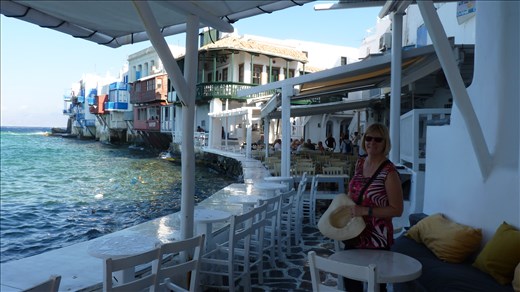 Looking towards the Veranda Cafe