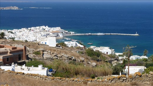 A view of the township - Mykonos