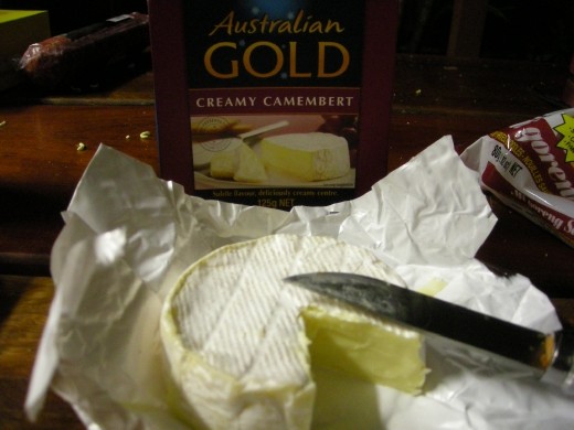 Camembert for supper.