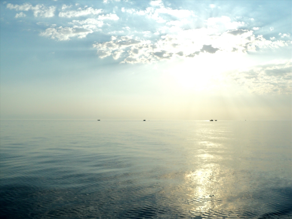 Boats in the distance