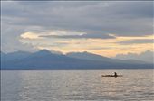 The afternoon calm. A man takes his time in his small boat for the afternoon's catch.

A catch of seafood for his family'd dinner or for the dinner of the people waiting in the market.: by concernthinker, Views[301]