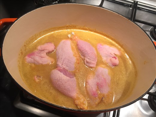 Pop your chicken in to soak up all those flavours.