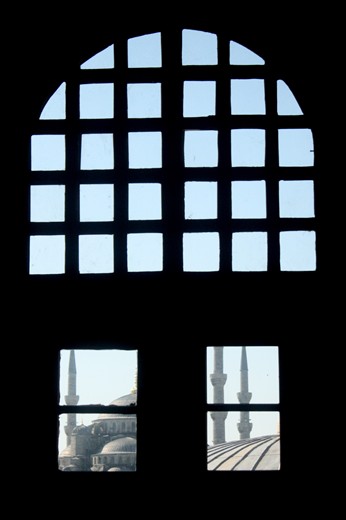 Blue Mosque view from Hagia Sophia