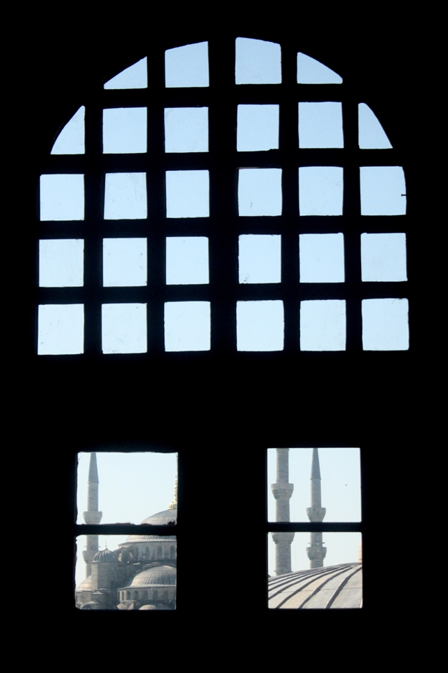 Blue Mosque view from Hagia Sophia