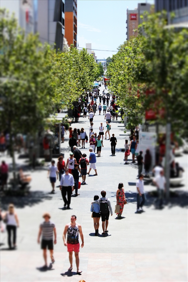 every walk of life on the same road