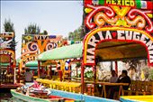Colorful Chinampas sailing the Xochimilco canals: by coracoronel, Views[278]