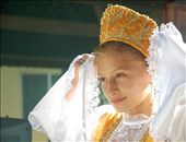 For the Lippovans in the Delta, religious holidays are the highlights of the social calendar. For this young girl, the Feast of St. Mary (celebrated according to the Julian Calendar, 13 days later than the regular calendar) is an opportunity to don traditional dress and celebrate centuries-long traditions defining the identity of her community. Lippovans worship according to rites dating before 1652, when they fled to what is now south-eastern Romania after being the target of brutal persecution for the temerity of refusing reforms instituted by the Russian Orthodox Church. So important is faith in these poor communities that every family strives to afford a religious painting (icon) decorated with gold-leaf, which then becomes an heirloom passed from one generation to the next. Smoking is forbidden inside the Lippovans’ homes so as to not damage these icons.: by corina, Views[1075]