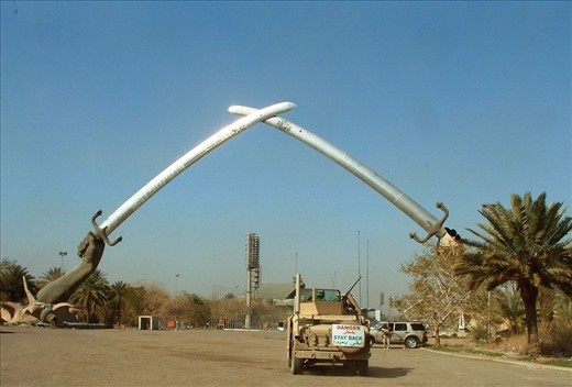 The Swords of Qādisīyah, Baghdad. now it's  illegal to photograph