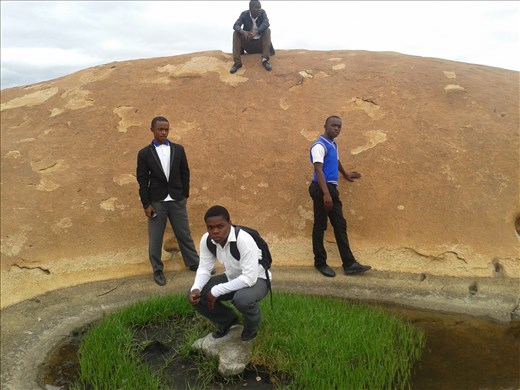 On the highest mountain in badplaas with my boy touring badplaas on our second week during long trip before matric dance  
