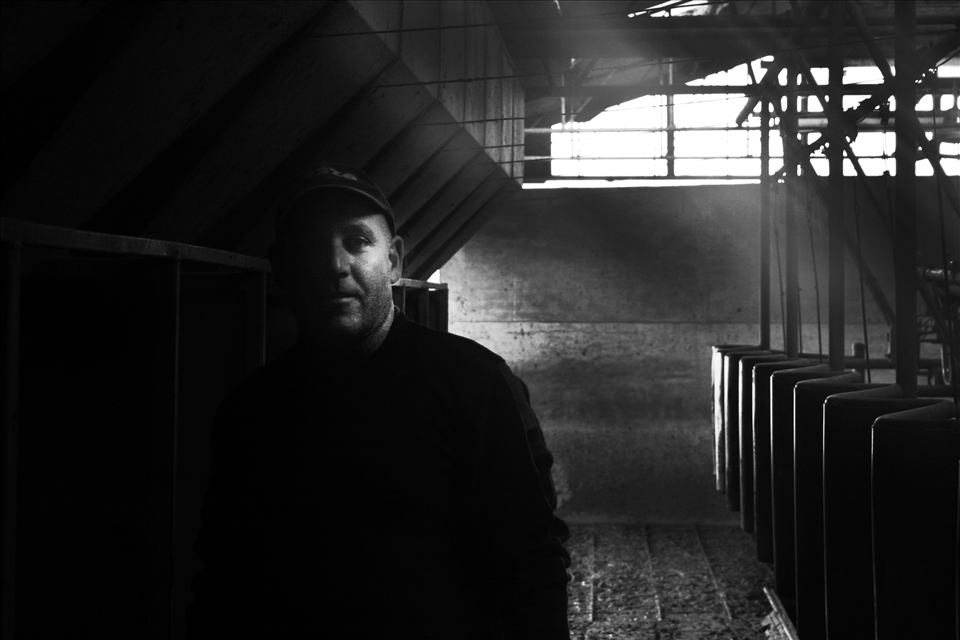 The man of shadows, his dairy is his second home. 