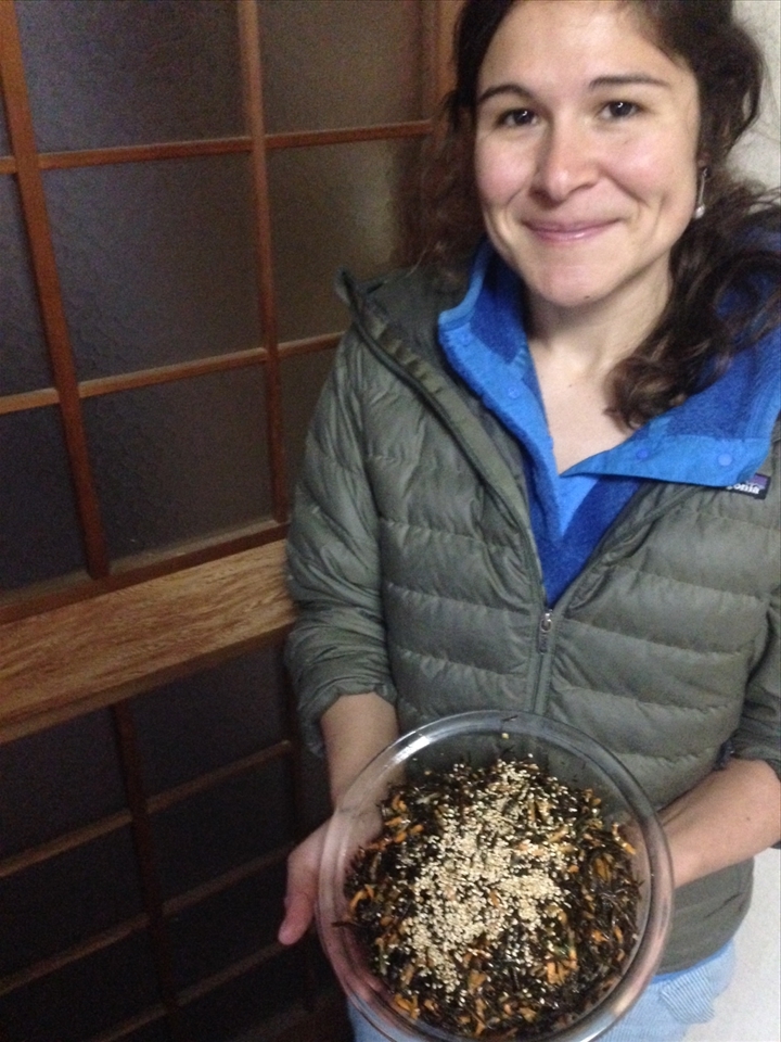 Me and my Hijiki Seaweed Salad! 