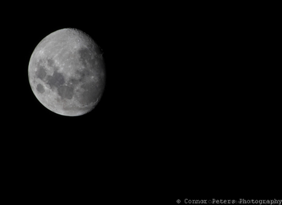 Waning Gibbous Moon in Johannesburg