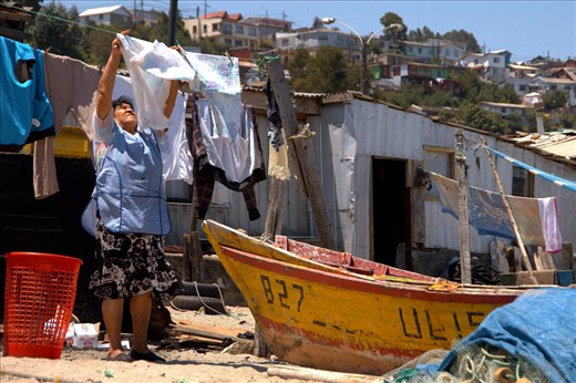 The people have started to discover tourism as alternative income source -- but this lady will always consider the beach part of her backyard.
