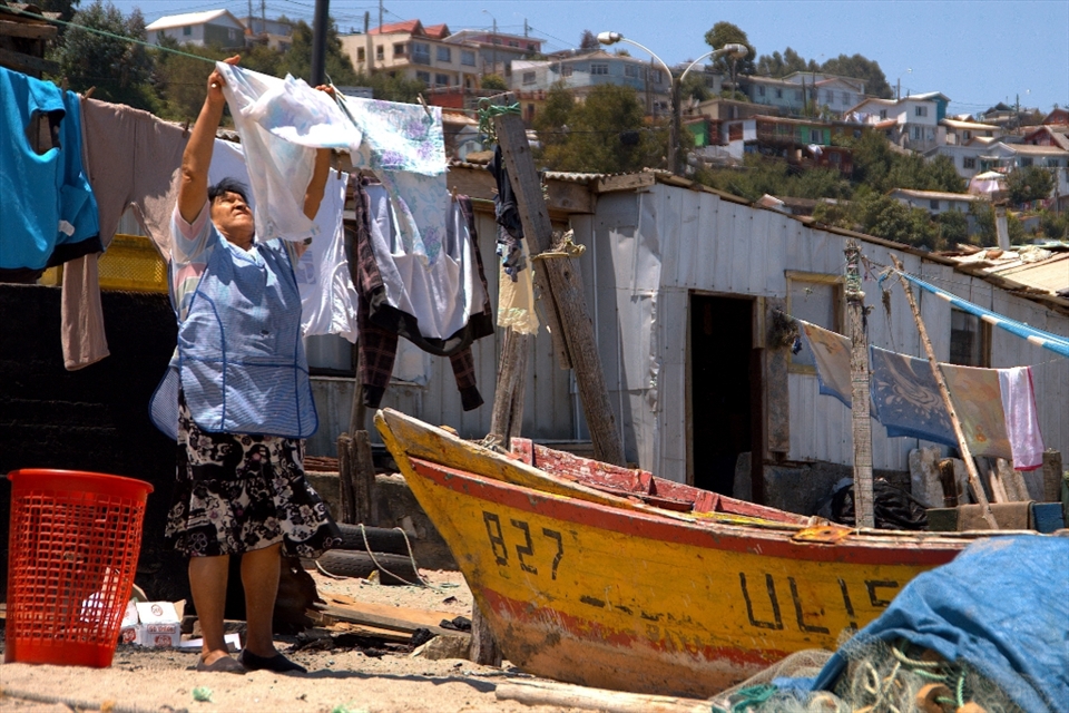 The people have started to discover tourism as alternative income source -- but this lady will always consider the beach part of her backyard.