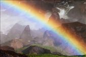Looking straight at the Rainbow it was though it separated 2 worlds.  : by cradles, Views[273]
