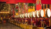 Buddhist monks chanting mantra as a part of morning prayer in a gumba at mirik. 
: by crazartist, Views[1377]