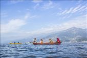 A tourist couple on a boat ride in the famous Phewa lake of Pokhara. : by crazartist, Views[1049]