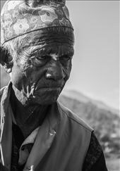 A boatman while he was describing the life of hardship as he rowed the boat.: by crazartist, Views[421]