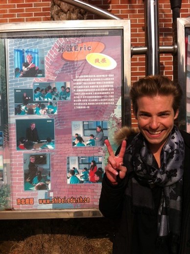 Being a celebrity at school because I'm Western. 