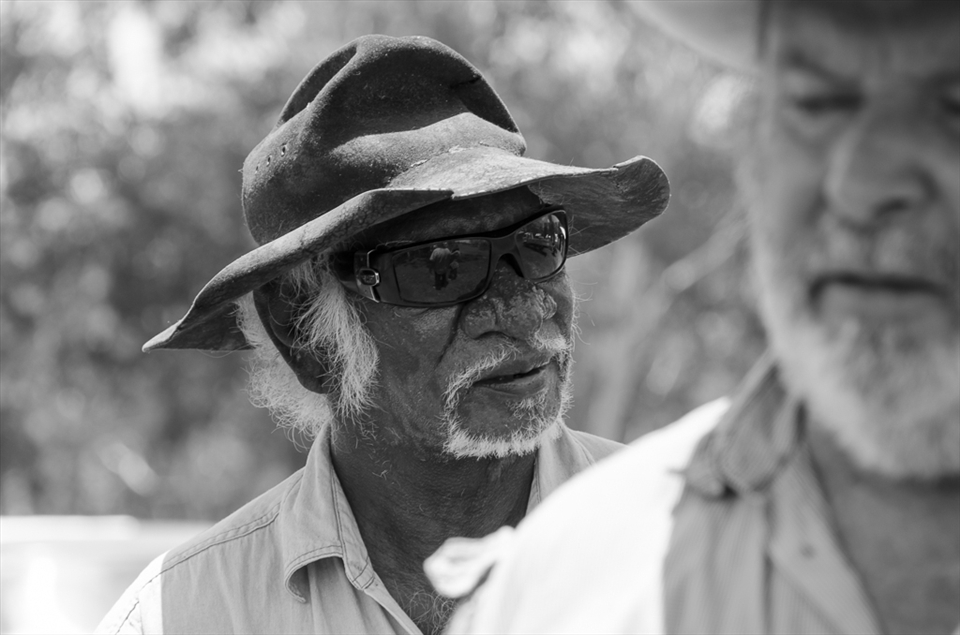 Local Aboriginal people host executives in the remote community of Ngallagunda