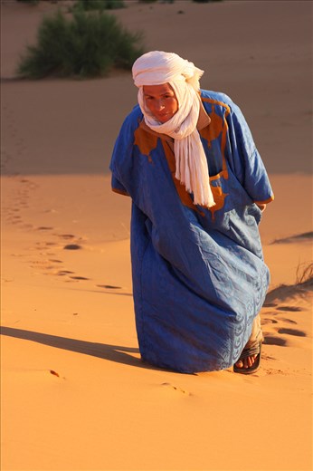 Another Berber guide leads the way, as he has done countless times before...