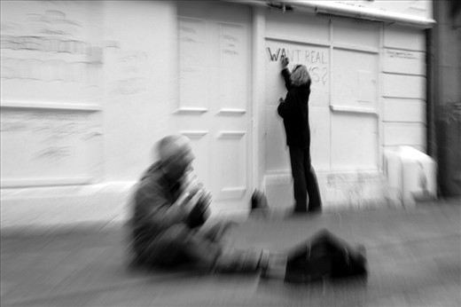 Freedom of expression. As a flutist is playing a lady claimed or announced the 