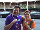 WINNERS!! Chris and I sporting our Gold Medals from the #GreatNomadsRace, Sept 2012: by crustyadventures, Views[315]