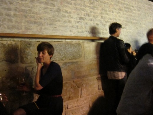 I'm sure there was a flight, a hotel, a wander down to Salamanca plaza that involved great people watching, views of the harbour etc.  But the first photo is of the simple, slick floating shelf at a tiny winebar, Sidecar.  I just liked it.