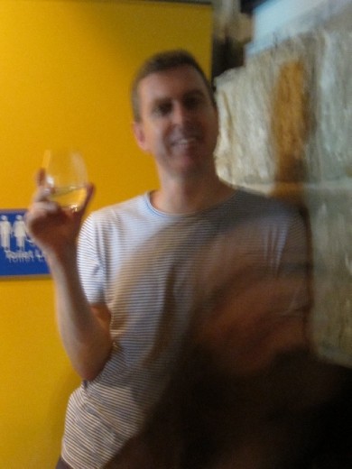 A large G&T later and Katie and Dan are blending in with the convict sandstone walls.
@SideCar, Hobart