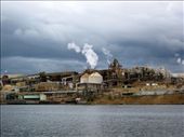 On the way to the art; industry.  The 4th largest zinc factory in the world.
Derwent River, Hobart.: by crustyadventures, Views[682]