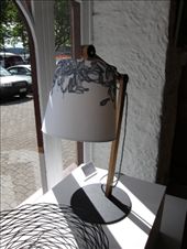 Lust.  Just snapping a totally lovely, hand crafted desk light that I'd like to own.  But probably never will at close to $1000.: by crustyadventures, Views[379]