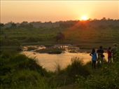 Sunset stroll along the Chitwan River.: by cruzensuzan, Views[227]