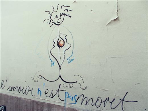 Street art extremely unique and essentially provocative