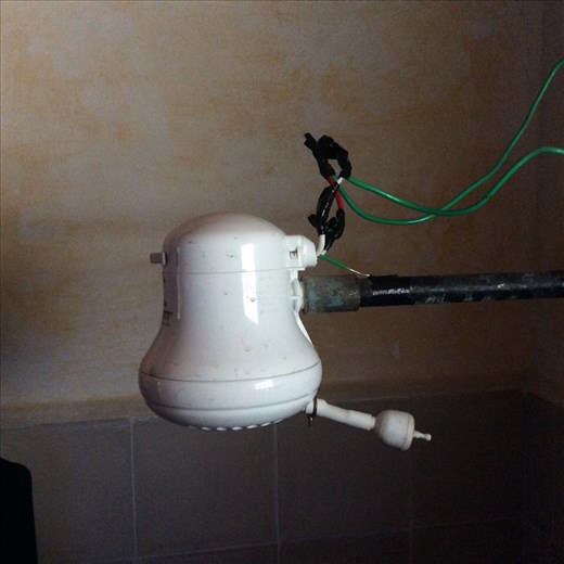 A Guatemalan water heater called a Widowmaker 