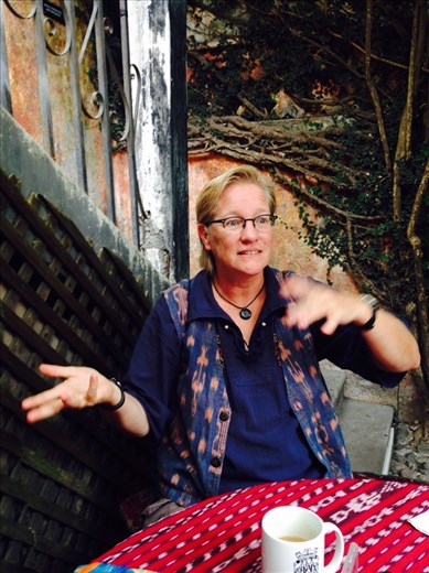 Sue from Canada. Works as a look out tower observer  in the forest of Northerrn Canada from April to September. Travels the other part of the year. 