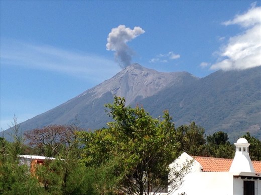 Fuego is an active volcano 