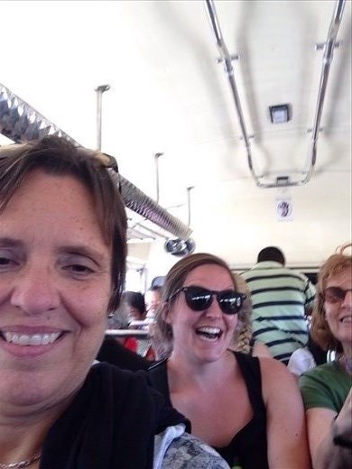 Coming back on the chicken bus 