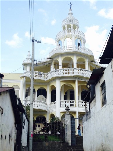 Baptist church. Another very pristine building. 