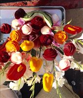 Flower arragement made with peppers : by cubannomad, Views[318]