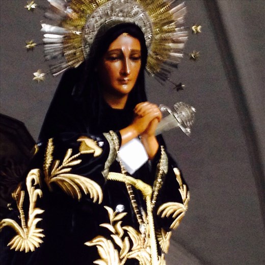 Grieving Virgin Mary 