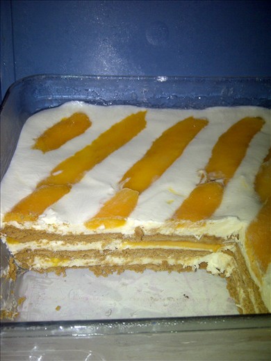 Cutting it up after being frozen overnight...